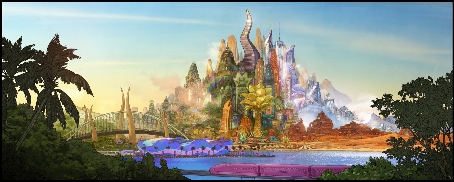 ZOOTROPOLIS City Concept Art Confusions And Connections ZOOTROPOLIS City Concept Art Confusions And Connections