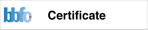 BBFC Certificate