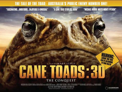 Cane Toads: 3D poster