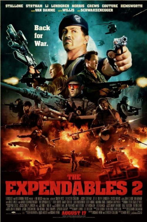 The Expendables 2 Comic-Con Poster