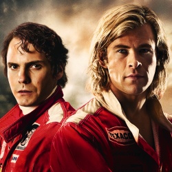 Hunt and Lauda – the Rush poster
