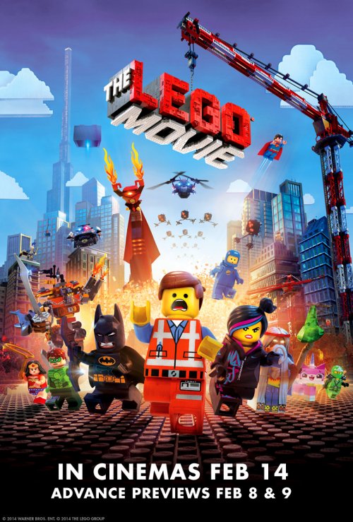 The LEGO movie poster