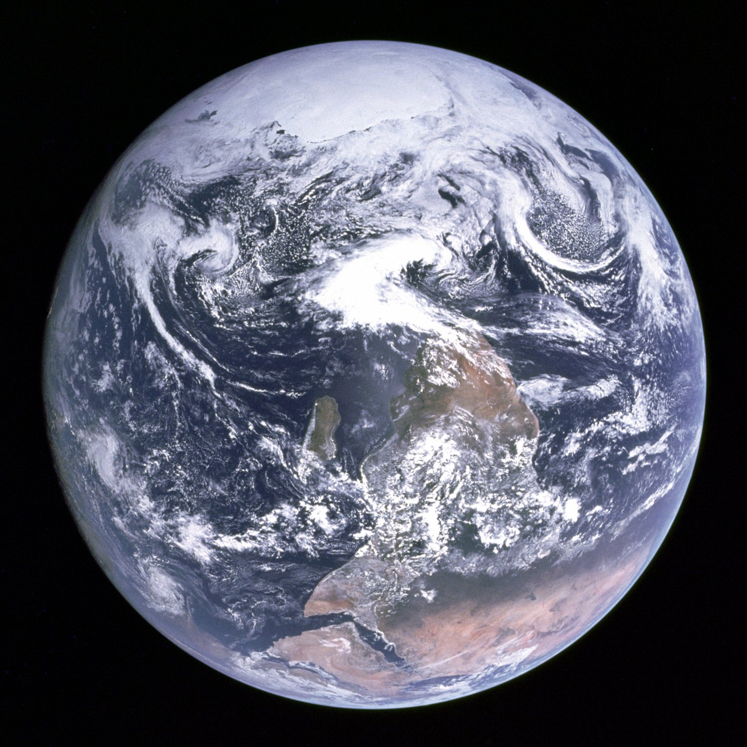 The blue marble – The earth from Apollo 17