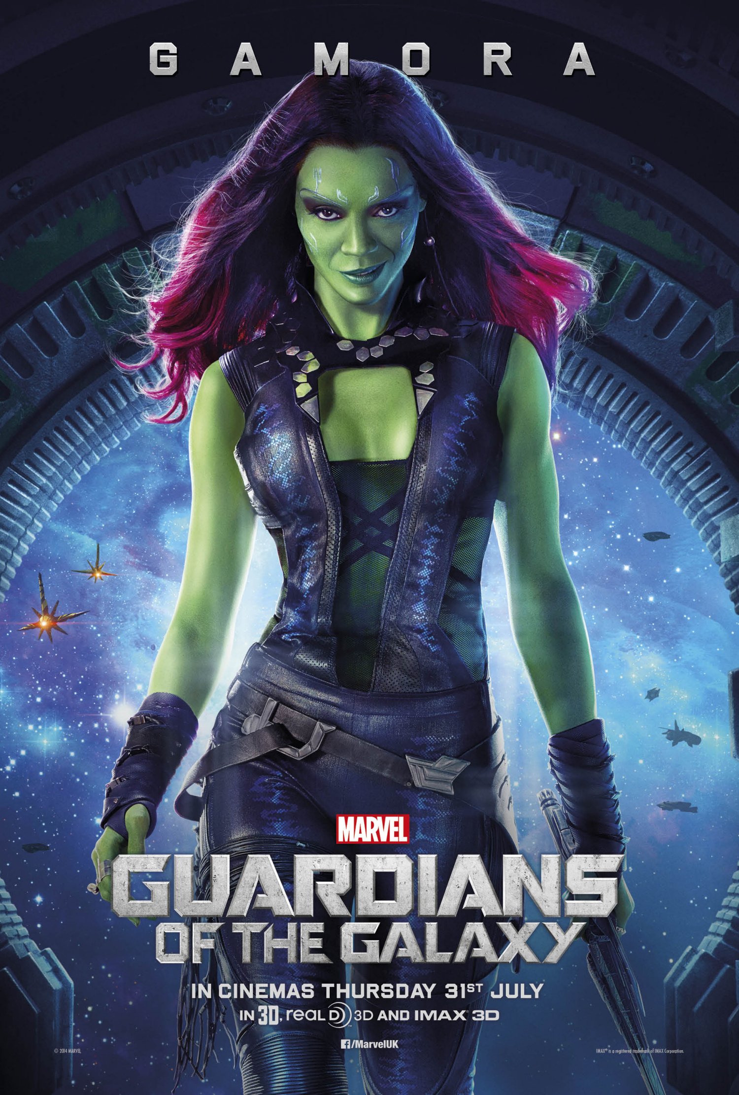 Guardians of the Galaxy – Gamora poster