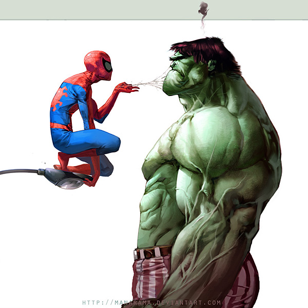 Spidey-vs-Hulk-manarama