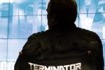 #HeIsBack with a living poster for Terminator Genisys