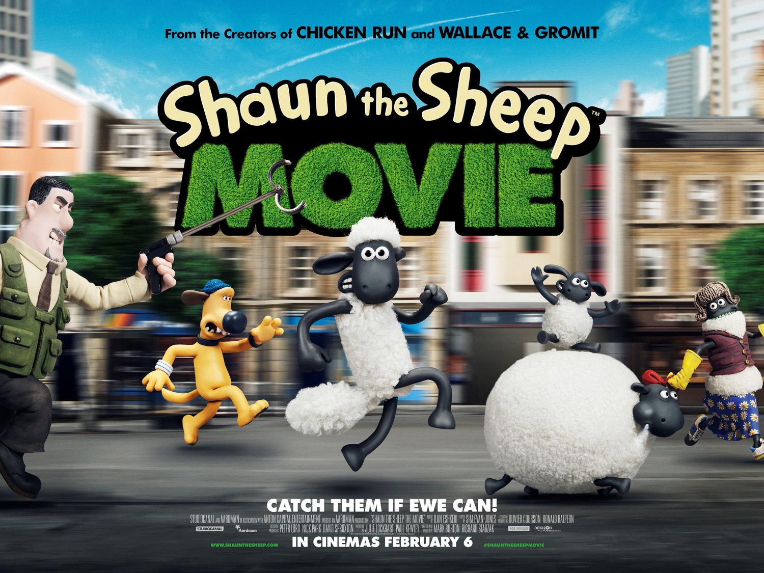 Shaun The Sheep – Chase poster quad
