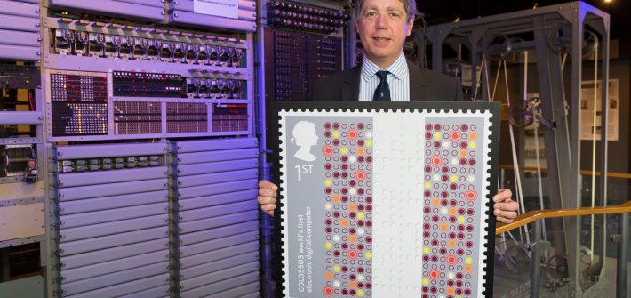 Royal Mail honours Tommy Flowers with a first class Colossus stamp