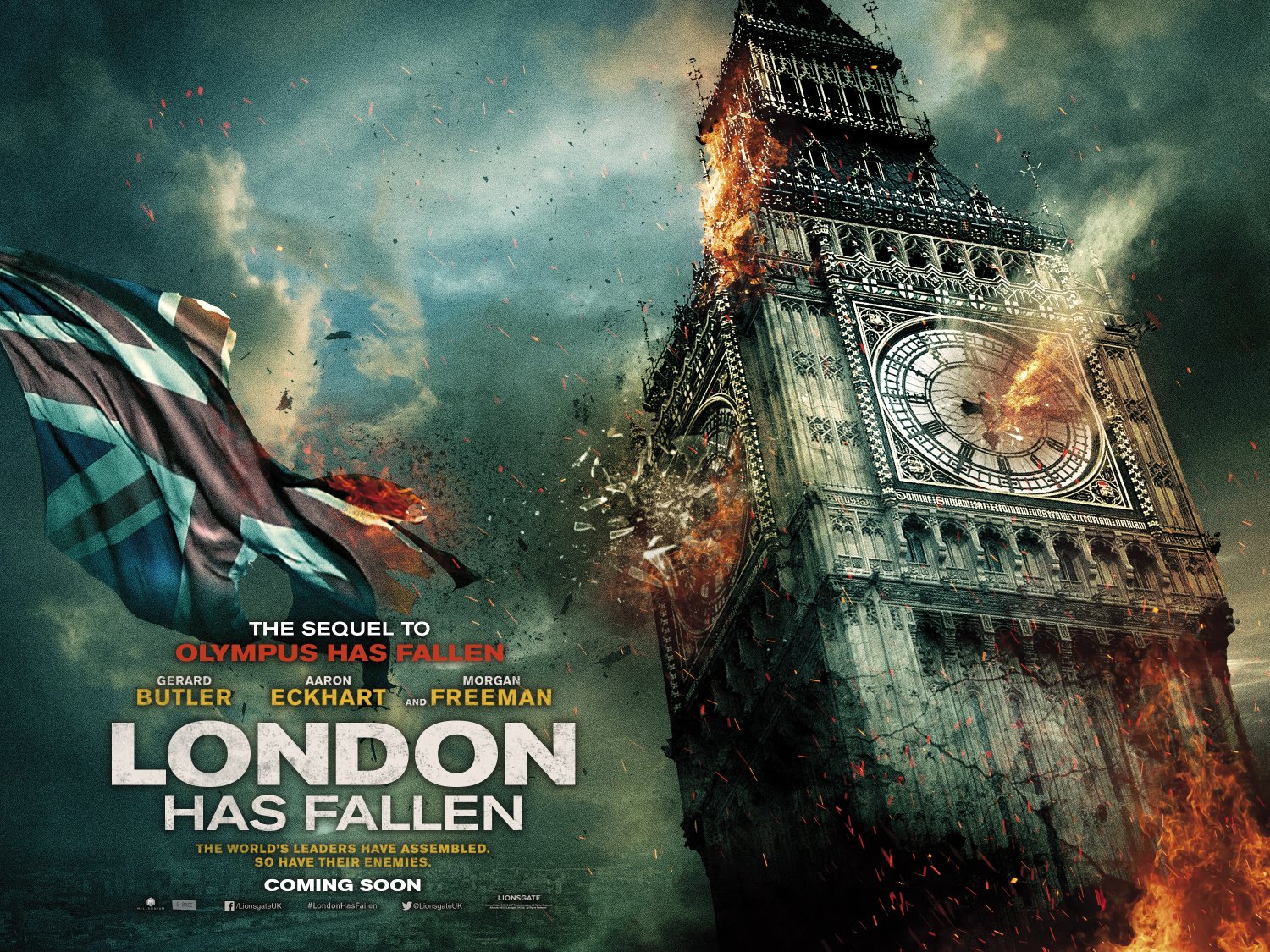 London has Fallen – Big Ben poster
