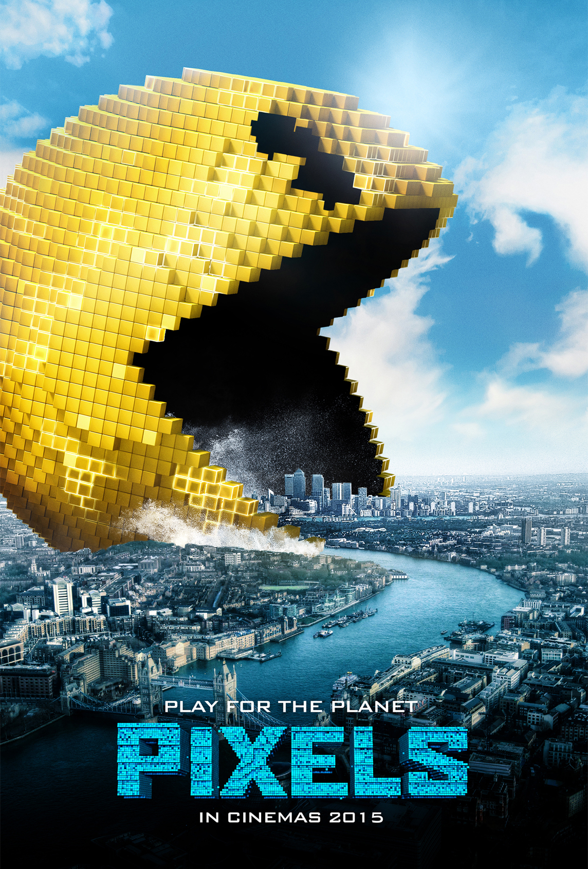 Pac-Man Eat London Artwork