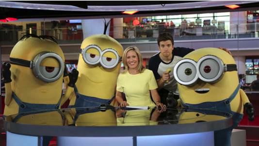 The Minions are lose at the Beeb!