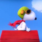 Snoopy preparing for action