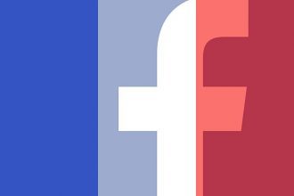Flags flying over Facebook