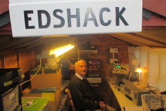 EDSAC and men in sheds