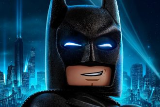 Kick brick with LEGO Batman
