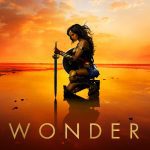 Wonder Woman beach poster