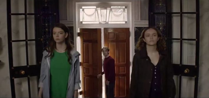 Riding into murder with the Thoroughbreds trailer