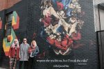 Mural inspired by Alexander McQueen unveiled in East London