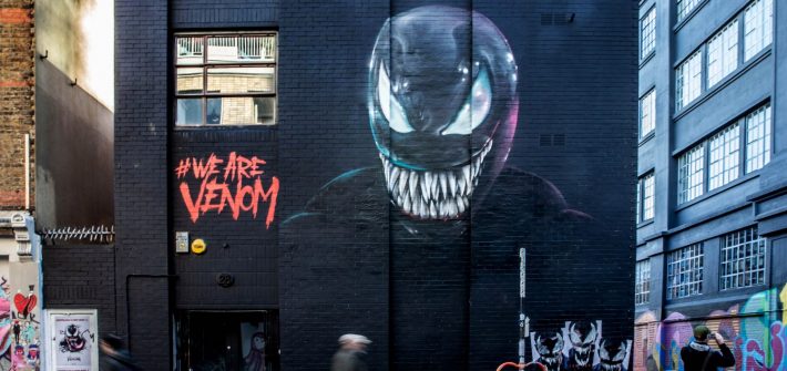 Venom GIF-ITI Mural Unveiled!