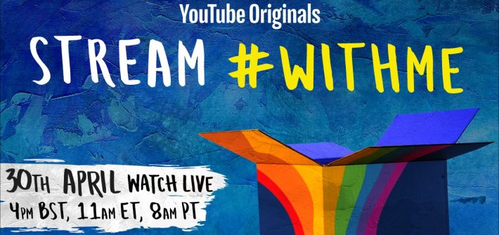 YouTube Originals Announce Star-Studded Four-Hour Livestream Celebration of Solidarity in Lockdown