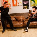 The Premiere Must Go On! Socially distanced stars turn up for 7 HOURS ON EARTH Gus Flind-Henry and Adam Seridji get bored posing for photos