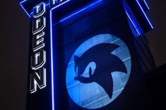 Sonic hits Odeon Leicester Square