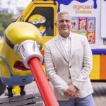 Steve Carell attends Despicable Me 4 photocall with the Mega Min