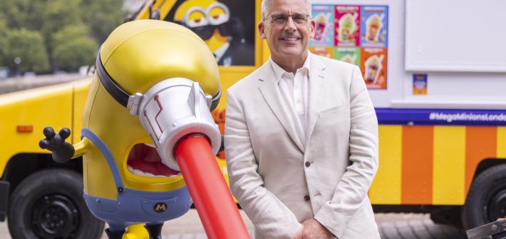 Steve Carell Photocall with the Mega Minions For Despicable Me 4