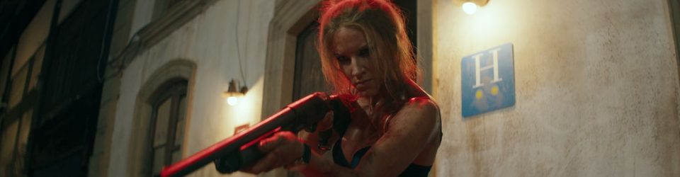 Charlotte Kirk stars in Neil Marshall’s upcoming action-thriller Duchess